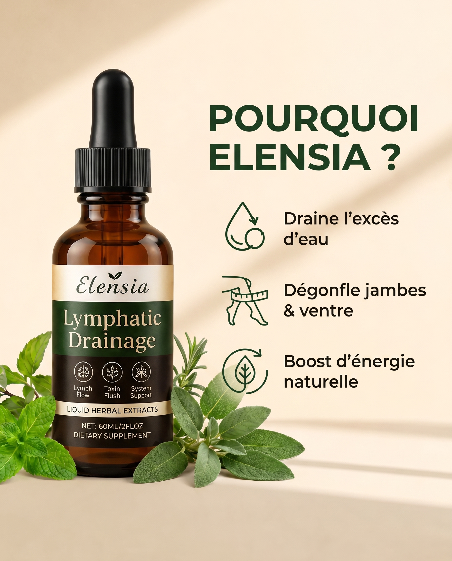 Drainant lymphatique naturel